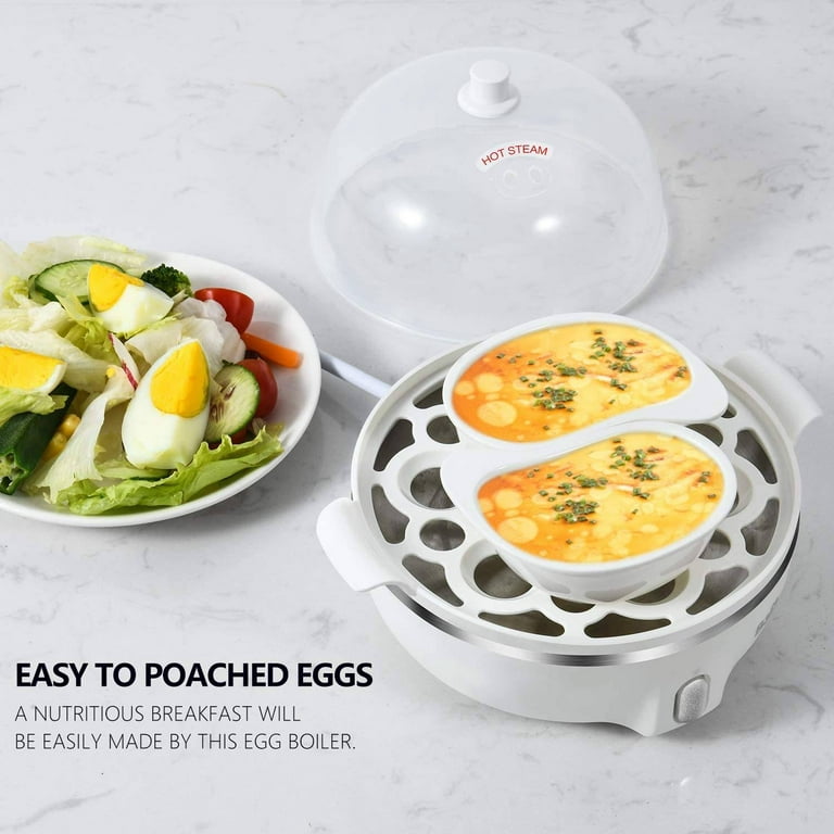  Egg Cooker Rapid Poacher Maker UP TO 14 Eggs Capacity Electric  Large Egg Boiler for Hard Boiled Eggs with Auto Shut Off Double/Single  Stack Cool Kitchen Gadgets Home Accessories (Double Stack): Home & Kitchen