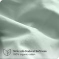 thumbnail image 3 of Bare Home Organic Cotton Duvet Cover Set, 300 Thread Count, Percale Weave, King/Cal King, Willow, 3 of 5