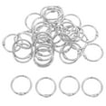 thumbnail image 6 of WHAMVOX 100 Pcs Binders Mini Binder Rings Book Ring Scrapbook Binder Rings 100pcs Silver, 6 of 8