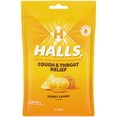 thumbnail image 3 of (2 pack) HALLS Cough and Throat Relief Honey Lemon Cough Drops, 30 Drops, 3 of 17