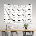 thumbnail image 4 of Xecao Dachshund Dog Print Tapestry, Wall Hanging Room Funny Decor, Backdrop Room Decor for Bedroom Living Room dormitory, 4 of 8