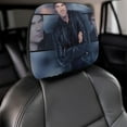 thumbnail image 4 of Ian Joseph Somerhalder Car Headrest Cover 2 Pcs Vehicles Seat Pillow Cover Protector Accessories Decor Auto Front/Rear Seats Head Rest Cover 2 Pcs Universal Fit Most Cars Sedan SUV Van, 4 of 7