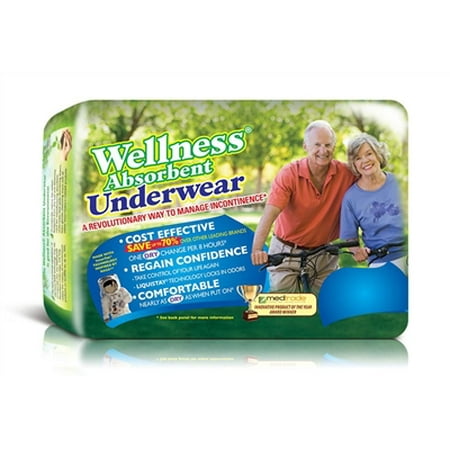 Wellness Absorbent Underwear (Pull-Ups), EXTRA LARGE, 40