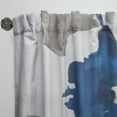 thumbnail image 3 of Designart 'Gouache Blue Sapphire on Gray VI' Modern Curtain Panel, 3 of 5