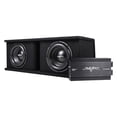 thumbnail image 2 of Skar Audio Dual 10" Paquete completo de graves de subwoofer serie SDR de 2400 vatios - Incluye caja cargada con amplificador, 2 of 5