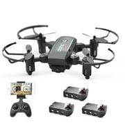 Linxtech IN1601 2.4G 720P Wifi FPV Foldable Altitude Hold RC Drone w/ 3 Batteries