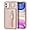 C+Rose Gold, variant on iPhone 11 Case with Card Holder for Women, iPhone 11 Phone Case Wallet with Credit Card with Ring Kickstand Zipper Shockproof Slim Stand Case for iPhone11 - Rose Gold