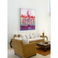 thumbnail image 5 of Marmont Hill "Pink Flamingos" by Francis Lee Jaques Painting Print on Canvas, 5 of 7