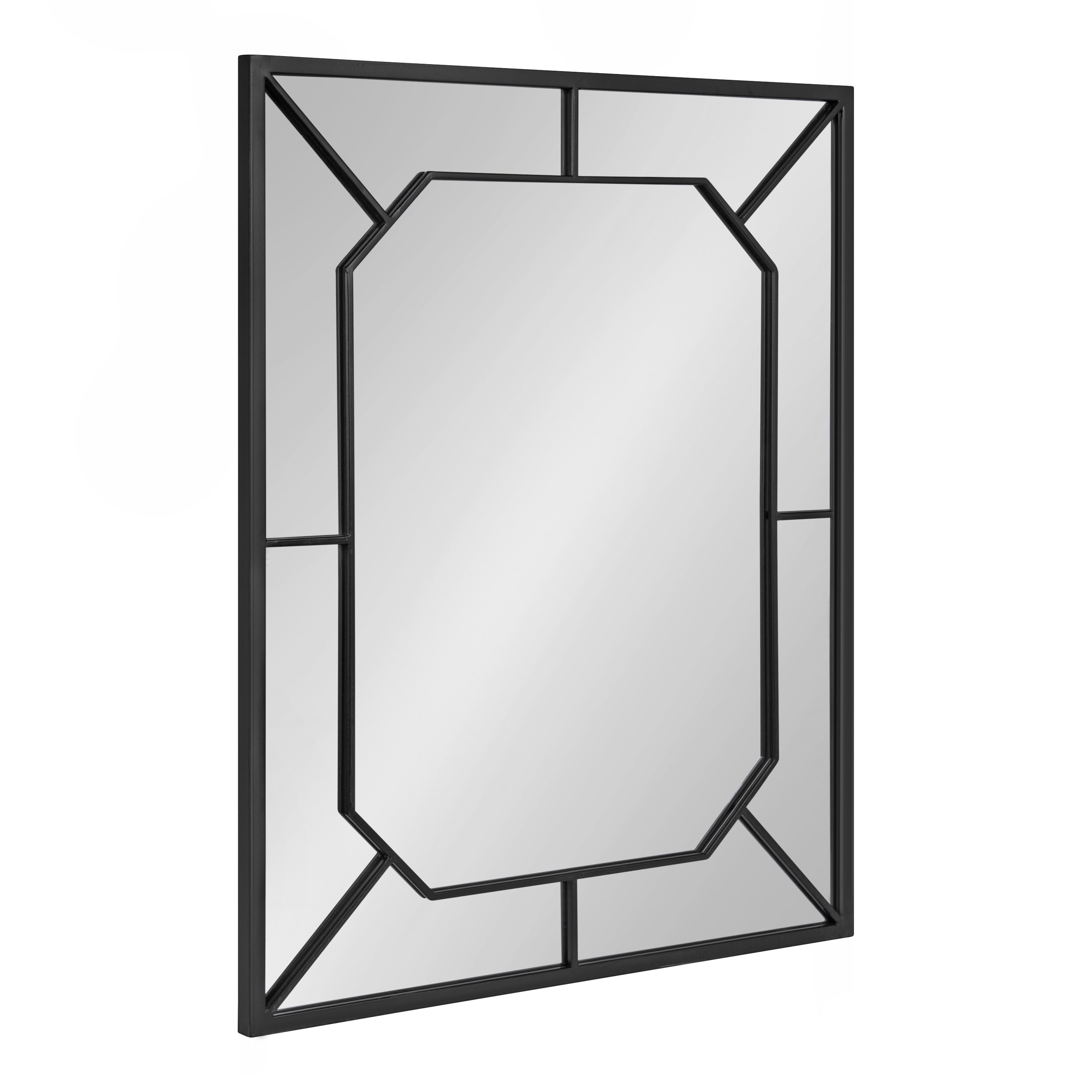 Kate and Laurel Ardithe Geometric Decorative Rectangle Mirror, 24 x 30