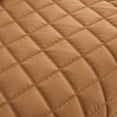 thumbnail image 6 of Chezmoi Collection Tencel Modal Blend Quilt Set Queen Size, Terracotta , Lightweight Soft Bedspread Detailed Square Stitched Quilt for All Seasons, 3-Piece, 6 of 9