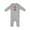 AC-Heather Grey, variant on Apple of My Daddy's Eye Cute Red Apple Baby Romper Coveralls