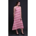 thumbnail image 3 of Bimba Robe Dos Nu d'Été Teinture sur Nœuds pour Femmes, Col Halter, Tenue de Plage, TG, 3 of 6
