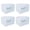 Off-White, variant on ReusePac 24x16x12in Reusable Foldable Boxes 4 Pack off-White