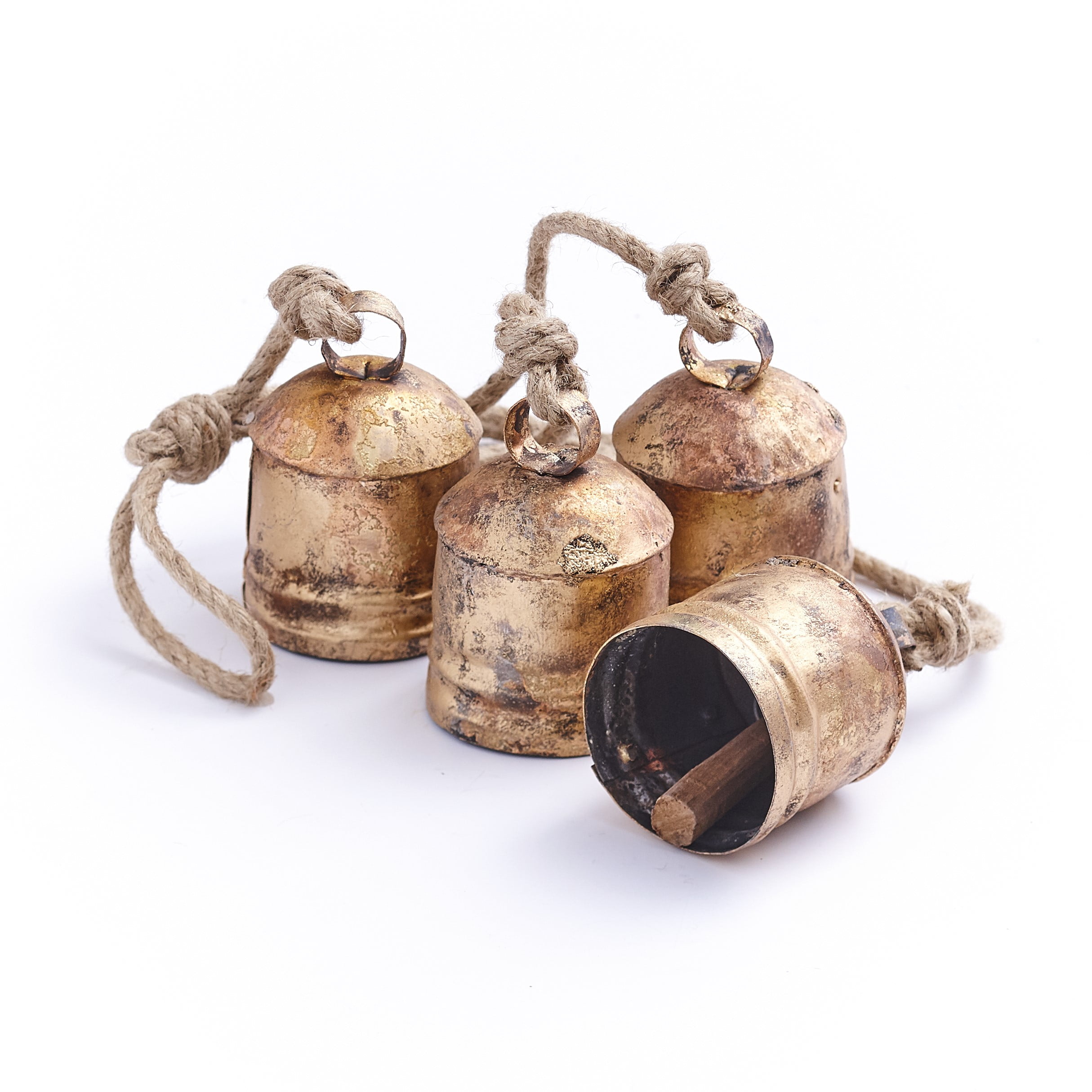 Handcrafted Hanging Bell Cluster Wind Chimes for Outdoors