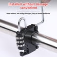 thumbnail image 4 of Universal Helmet Lock Anti-Theft Padlock for Motorbike Motorcycle Handlebars, 4 of 9