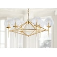 thumbnail image 4 of Safavieh Greyor 34 in. Dia. Modern Glam Chandelier, Gold, 4 of 6