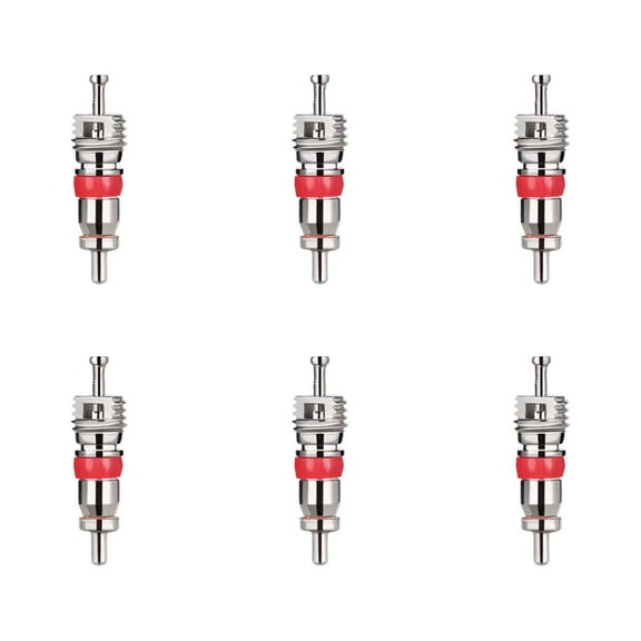 Raindrops 100Pack Nickel-Plated Tire Valve Stems Car Truck Motorcycle Bicycle ATV Tires 300 PSI