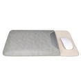 thumbnail image 4 of Yingyy Housse d'Ordinateur Portable Imperméable Housse de Rangement en PU Remplacement pour MacBook, Gris, 13.3 Pouces, 4 of 7
