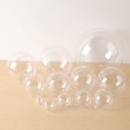 thumbnail image 4 of Bola transparente Bola navideña Bola decorativa hueca Caja de dulces de plástico Apertura y cierre Bola de flor eterna Bola transparente, 4 of 5