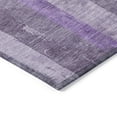 thumbnail image 4 of Addison Rugs Chantille Indoor/Outdoor Transitional Stripes Purple Washable Rectangle Rug, 1'8" x 2'6", 4 of 6