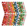 thumbnail image 4 of Pulseras navideñas lindejuan con forma de Papá Noel alce muñeco de nieve árbol de Navidad 2024, 4 of 5