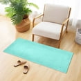 thumbnail image 6 of Dailycode Calamine Blue Bathroom Rugs Non Slip Absorbent Soft Plush Quick Dry Bath Mat, 39"x20", 6 of 8