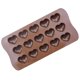 thumbnail image 2 of 4 piezas 15 cavidades en forma de corazón molde de chocolate molde de silicona para dulces, 2 of 3