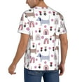 thumbnail image 2 of KLL Cute Dog for Men's Baseball Shirts,Short Sleeve Casual Shirts Button Down Shirt for Men Beach Summer Wedding Shirt-X-Large, 2 of 7