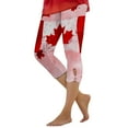 thumbnail image 1 of MIASHUI Leggings Imprimés Mode Décontractée pour Femmes Pantalon Confortable pour un Ajustement Extensible et un Port Confortable Style Quotidien Rose,TG, 1 of 5