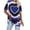 Blue, variant on Womens Oversized Tee Shirts Tie Dye Shirt Short Sleeve Casual Summer Tops Y2k Going Out Outfits Blue, 5XL