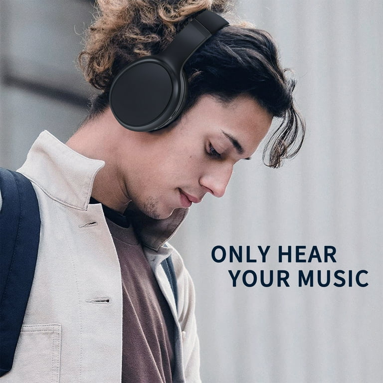 Active Noise Cancelling Headphones with Microphone Wireless Over