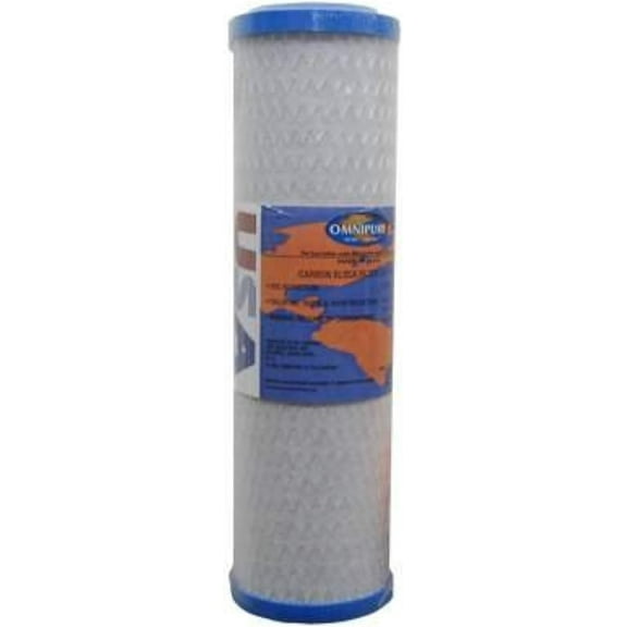 Omnipure (OMB934-1) 9.75"x2.75" Carbon Block 1 Micron Filter