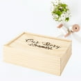 thumbnail image 2 of Koyal Wholesale Laser Engraved Wedding Wooden Photo Box, Our Story, 2 of 2