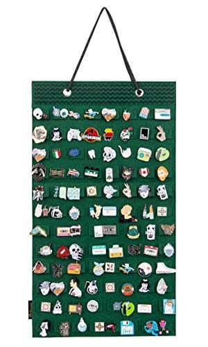 Brooch Collection Storage Holder Holds Up to 96 Pins. Not Include Any Accessories Display Pins Storage Case Hanging Brooch Pin Organizer 