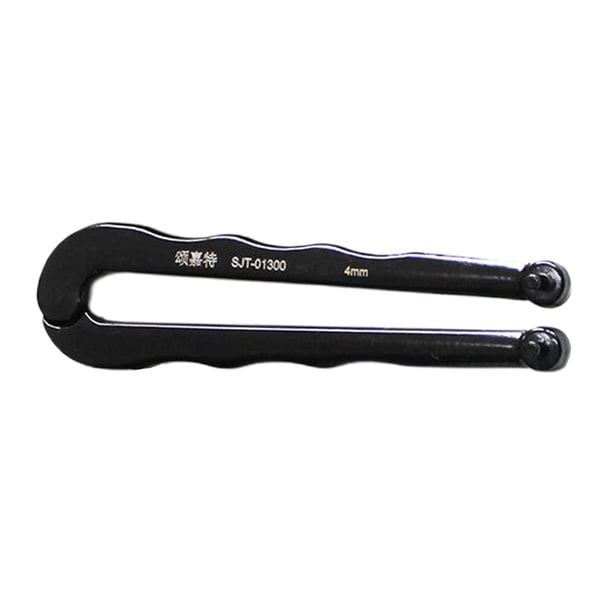 Llave inglesa ajustable de acero con acabado negro universal, alicates para pasadores redondos 4 mm