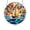 A, variant on 7.4" Stained Acrylic Puzzle Suncatcher Window Hanging Decor, Colorful Scenic Style Sun Catchers with Metal Chain, as a Gift for Women Men Nature Lovers