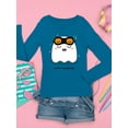 thumbnail image 3 of Cute Sleepy Ghost Long Sleeve Toddler -Image by Shutterstock,  2 Toddler, 3 of 4