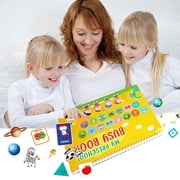 Montessori Learning Toys for Toddlers 2-4, Educational Busy Books for Kids Aged 3 4 5 Years Old