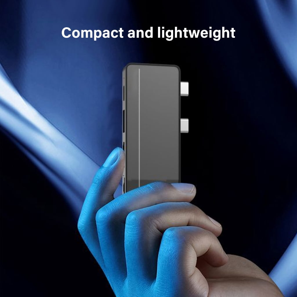 Universal USB C Docking Station For Pro9/8/X 4K USB3.0 Card Reader Fast Speed Data Transfer