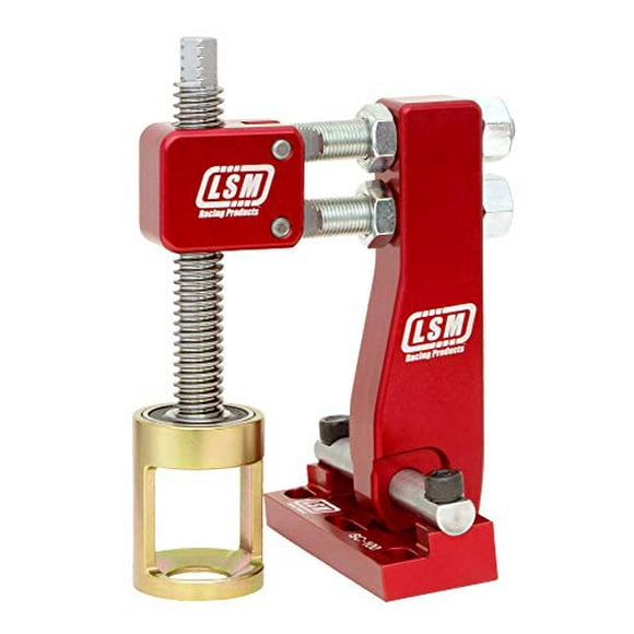 Compresseur à Ressort de Valve, Tête-en-Tige, Support d'Arbre, Aluminium, Anodisé Rouge, Diverses Applications, Kit