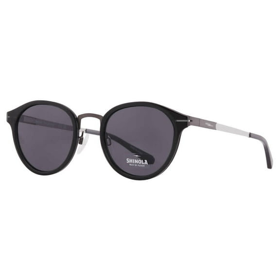 Shinola Dark Grey Oval Unisex Sunglasses SH3700S 012 50