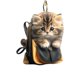 thumbnail image 1 of Wartleves Espejo retrovisor para coche con diseño de gato en 2D acrílico, para colgar en la mochila o en la oficina, 1 of 7