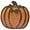 Metal Pumpkin Decor E, variant on Metal Fall Pumpkin Decor, Indoor Outdoor Standing Flat Pumpkin Decoration for Autumn Harvest Thanksgiving Halloween Decoration Home House Kitchen Decor 18"X18.5"X1.25"