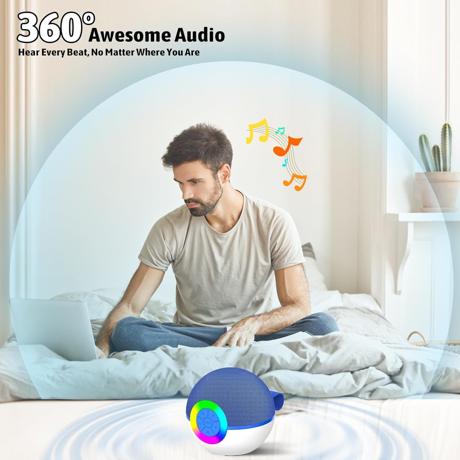EASY Karaoke Microphone Machine Toys for Kids Adults, Mini Portable Bluetooth Speaker with 2 Wireless Mics, Christmas Birthday Gifts for Boys Girls Ages 3 4 5 6 7 8 9 10 11 12+Year Old Purple