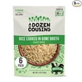 thumbnail image 2 of (2 pack) A Dozen Cousins Rice Cooked in Bone Broth, Collagen-Rich Gluten-Free Microwave Side Dish, 8 oz Pouch, 2 of 6