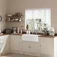thumbnail image 2 of HOROW Ceramic 33" Farmhouse Kitchen Sink Apron Front Porcelain Fireclay Single Bowl Deep Farm Sinks, 2 of 14