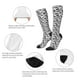 thumbnail image 3 of Balery Black White Halloween Calcetines novedosos Calcetines deportivos Calcetines hasta la rodilla Calcetines de algodón Calcetines originales y geniales, 3 of 6