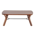 thumbnail image 5 of Folia Mid-Century Modern Bench in Walnut Wood by LumiSource, 5 of 5