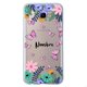 thumbnail image 1 of czcpp-INSTACASE Funda Compatible con Galaxy J4 Core Personalizada con Tu Nombre Mariposas Rosas y Flores, Protector Compatible con Galaxy J4 Core Personalizado, Case Mariposa Antigolpes TPU, 1 of 4