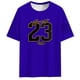 thumbnail image 2 of Camiseta personalizada con estampado alfanumérico para hombre - Cuello redondo y manga corta - Mezcla de algodón, nombre/número personalizado para regalos únicos, 2 of 7